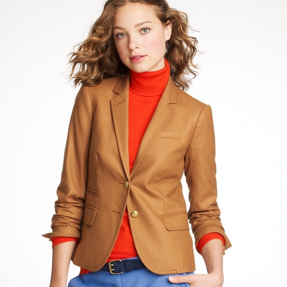 J. Crew Jackets & Blazers - NWOT J.Crew “Schoolboy” blazer — camel